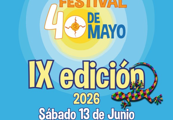 Imagen de cabecera de IX FESTIVAL 40 DE MAYO: ¡Celebramos 20 años de cultura y comunidad!