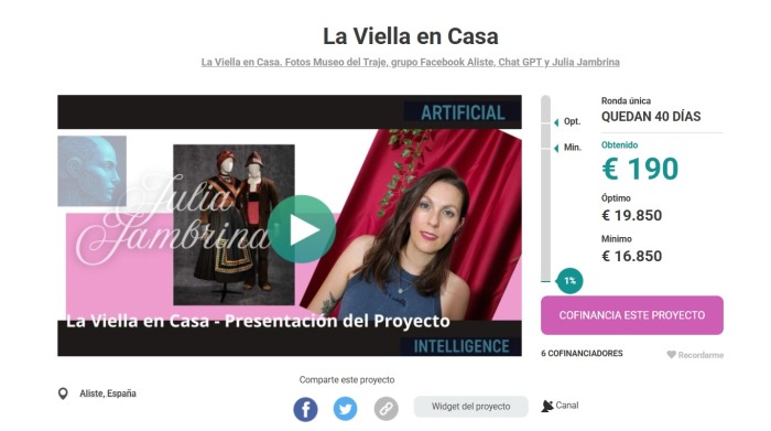 Primeros 190 euros, ¡sólo podemos decir gracias!