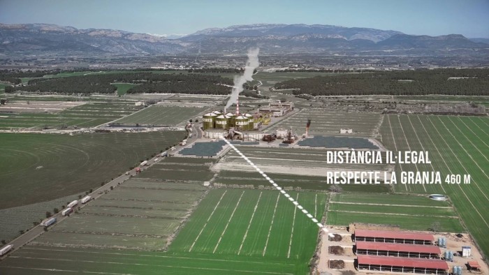 20.000 tones de cadàvers d’animals cap a la Sentiu de Sió, en plena crisi per la pesta porcina